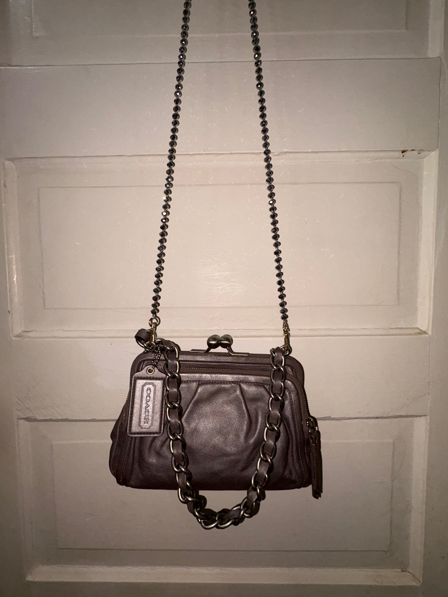 Chrome Beaded Chainlette