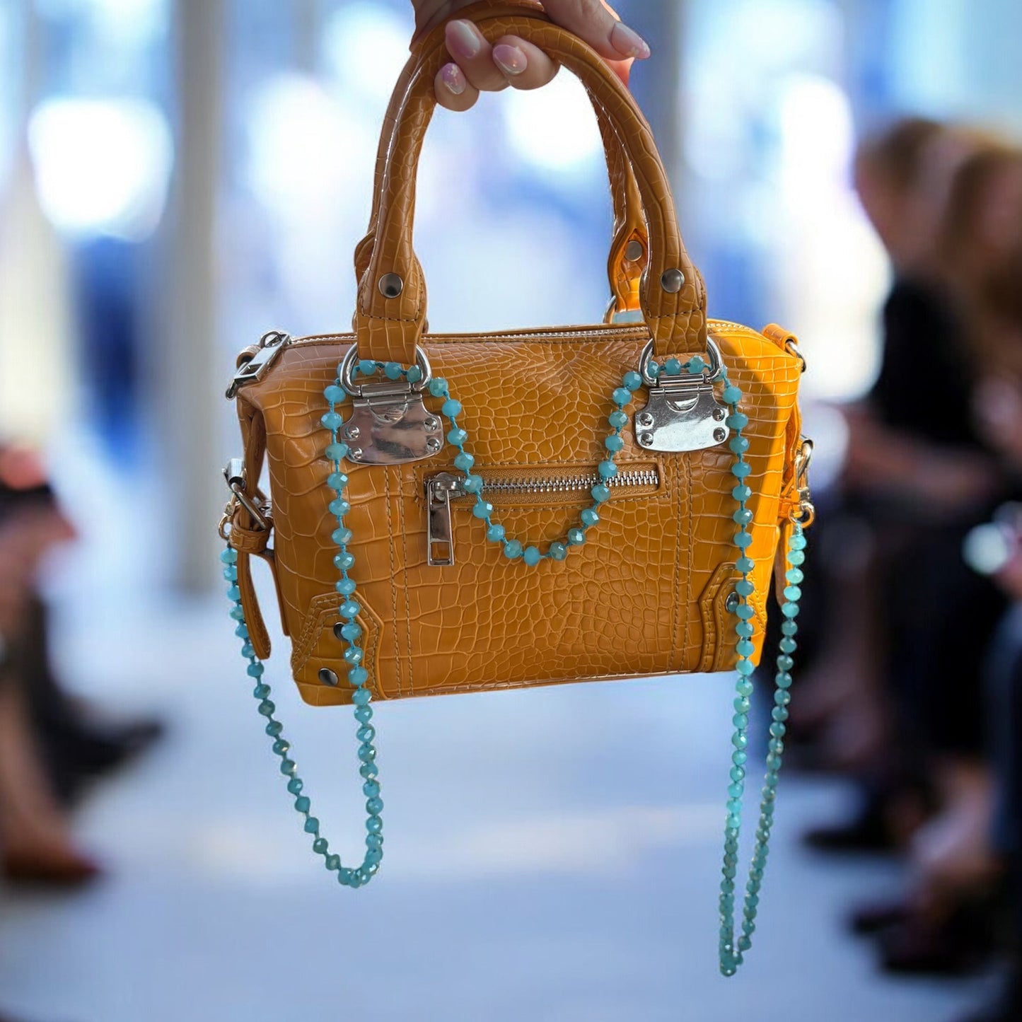 Aqua Blue Chainlette