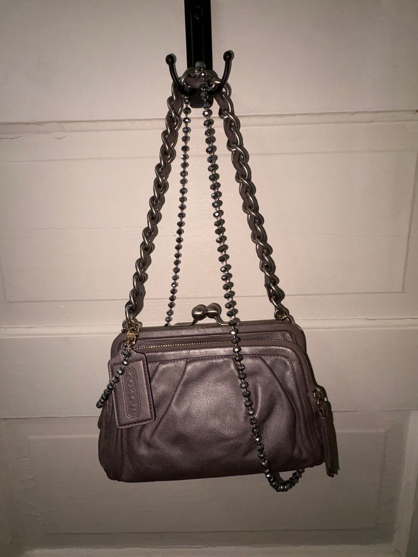 Chrome Beaded Chainlette