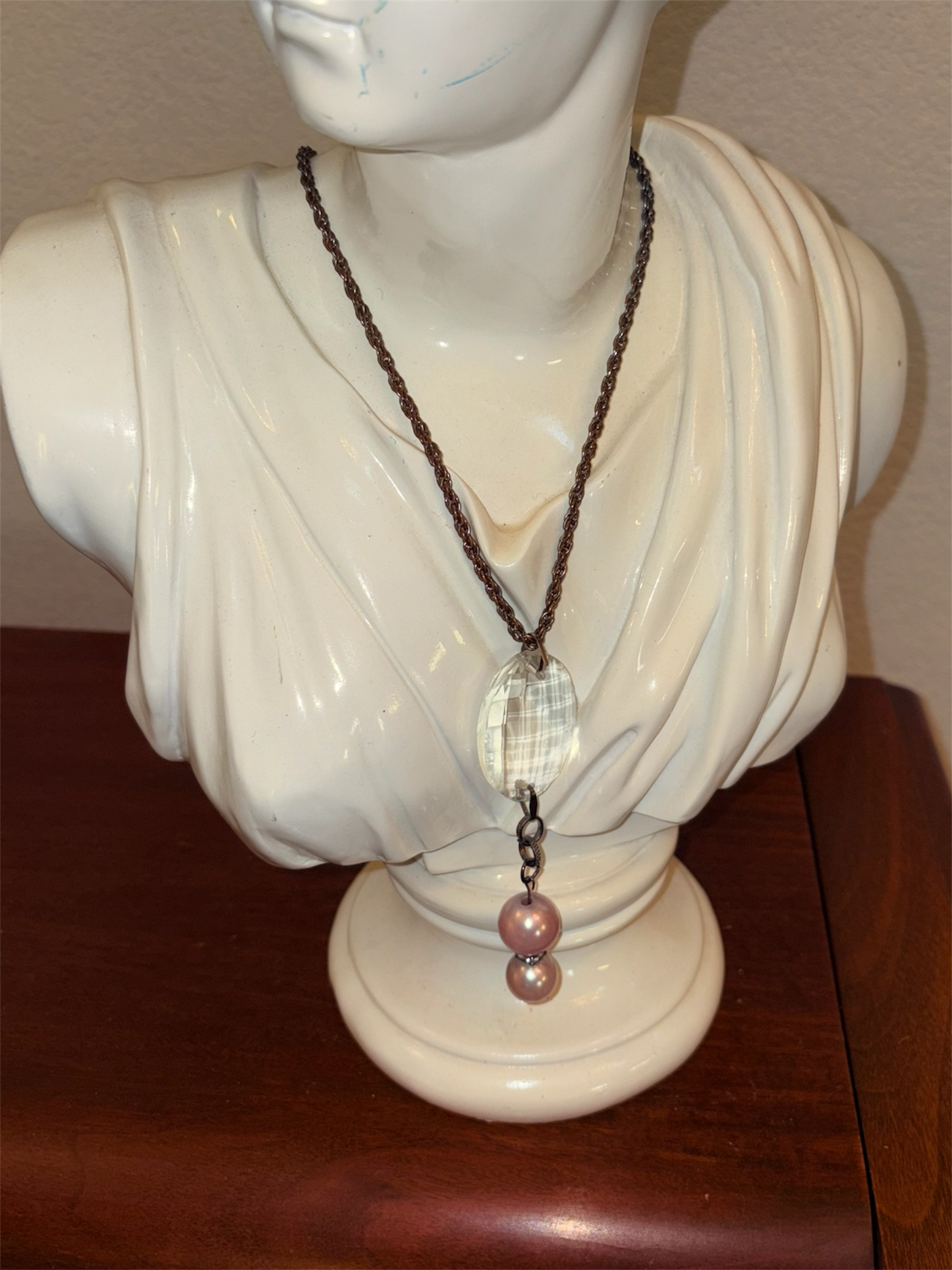 Lavender Pearl Kaleidoscope Charmlette Necklace