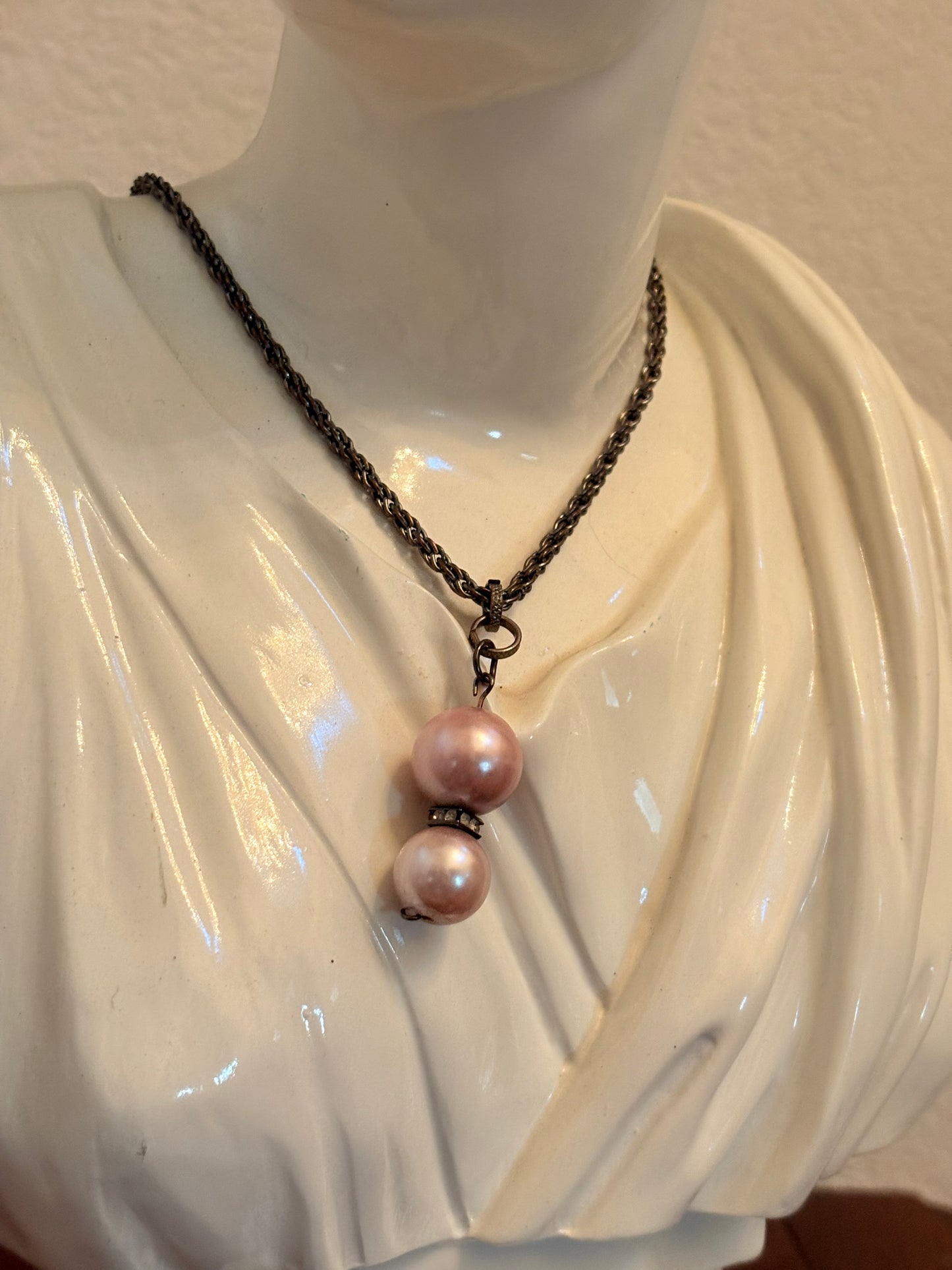 Lavender Pearl Kaleidoscope Charmlette Necklace